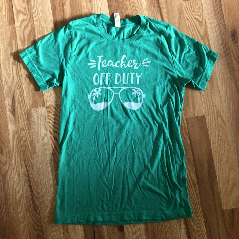 Green Teacher t shirt